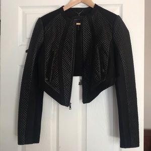 BCBG Max Azaria leather jacket